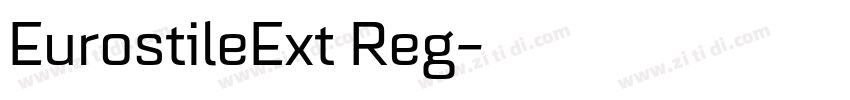 EurostileExt Reg字体转换